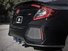 Load image into Gallery viewer, aFe Takeda 3in 304 SS Cat-Back Exhaust System w/ Blue Tips 2017+ Honda Civic Si 4Dr I4 1.5L (t) - DTX Performance