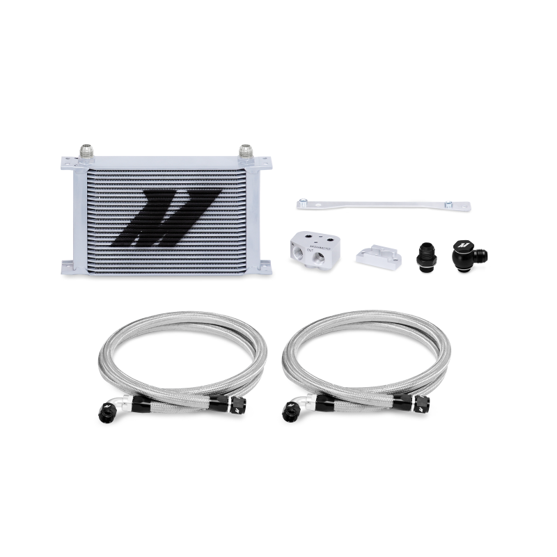 Mishimoto 04-06 Pontiac GTO 5.7L/6.0L Oil Cooler Kit - Silver - DTX Performance