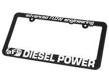 Load image into Gallery viewer, aFe POWER Diesel Performance License Plate Frame - DTX Performance