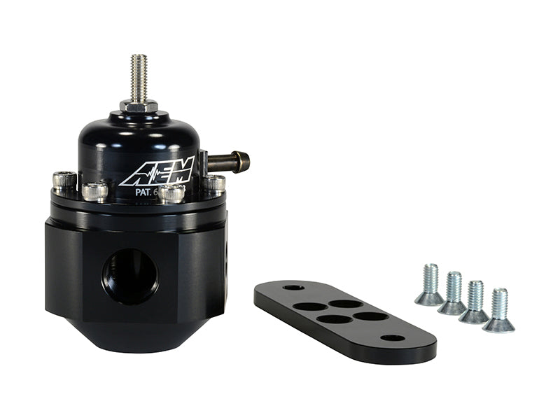 AEM Universal Black Adjustable Fuel Pressure Regulator - DTX Performance