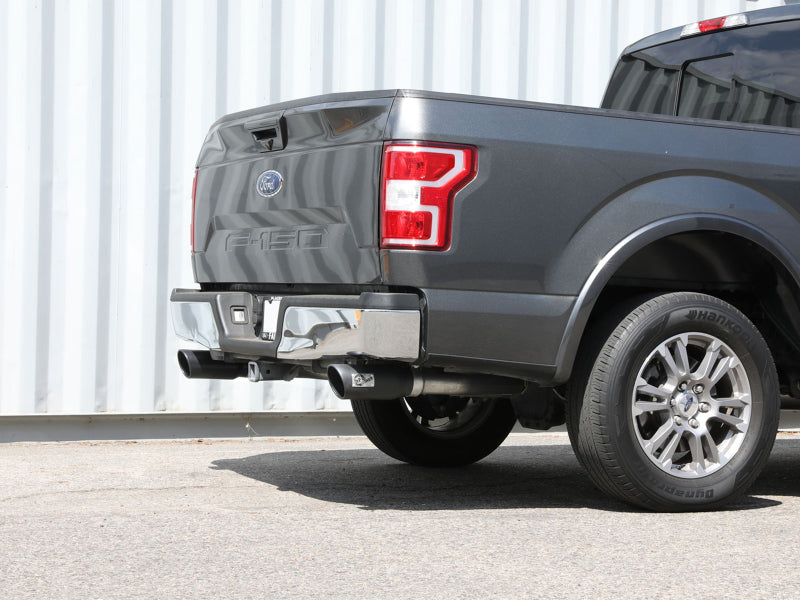 aFe Vulcan Series 3in 304SS Cat-Back w/ Black Tips 15-20 Ford F-150 V6 2.7L/35L(tt) / V8 5.0L - DTX Performance