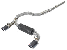 Load image into Gallery viewer, aFe Takeda 3in 304 SS Cat-Back Exhaust System w/ Carbon Fiber Tips 16-18 Ford Focus RS I4-2.3L (t) - DTX Performance