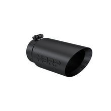 Load image into Gallery viewer, MBRP Universal Tip 5 O.D. Dual Wall Angled 4 inlet 12 length - Black Finish - DTX Performance