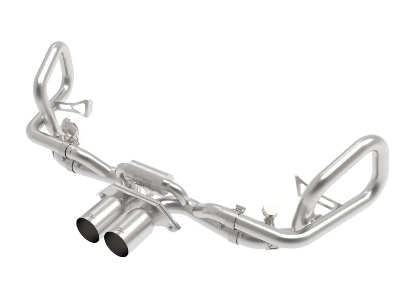 afe 14-16 Porsche 911 GT3 991.1 H6 3.8L MACH Force-Xp 304 SS Cat-Back Exhaust System w/ Brushed Tips - DTX Performance