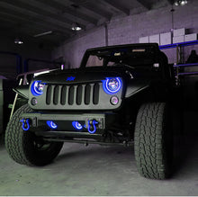 Load image into Gallery viewer, Oracle 7in High Powered LED Headlights - Black Bezel - ColorSHIFT 2.0 - DTX Performance