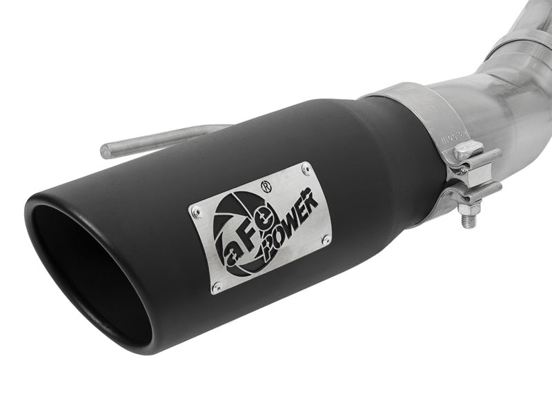 aFe MACH Force-Xp 3in to 3-1/2in 304 SS Cat-Back Exhaust w/Black Tip 17-18 Ford F-150 Raptor V6 3.5L - DTX Performance