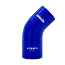 Load image into Gallery viewer, Mishimoto Silicone Reducer Coupler 45 Degree 2in to 2.25in - Blue - DTX Performance