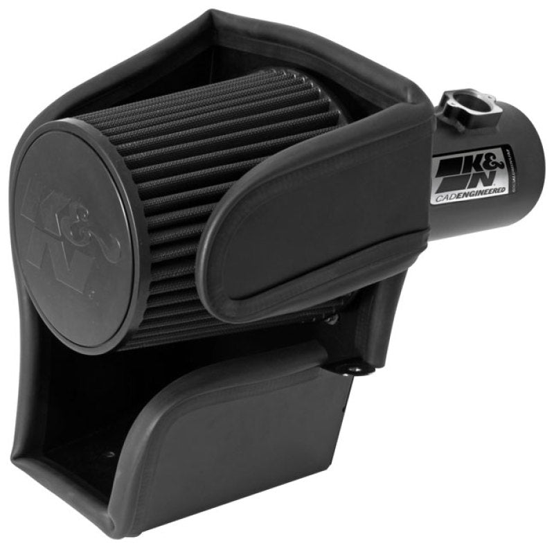 K&N 08-10 Ford F250/F350/F450/F550 Super Duty 6.4L V8 DSL Black Performance Intake Kit - DTX Performance