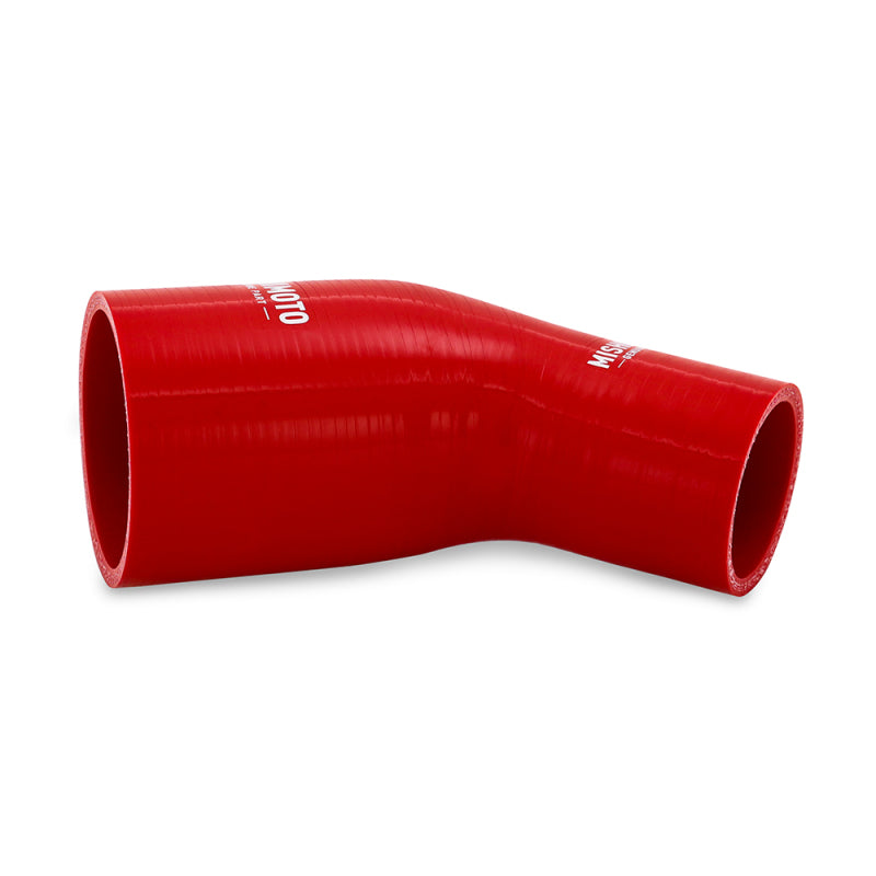 Mishimoto Silicone Reducer Coupler 45 Degree 1.75in to 2.5in - Red - DTX Performance