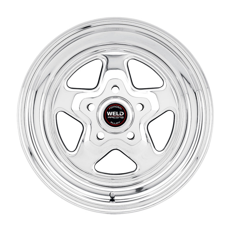 Weld ProStar 15x10 / 5x4.75 BP / 5.5in. BS Polished Wheel - Non-Beadlock - DTX Performance