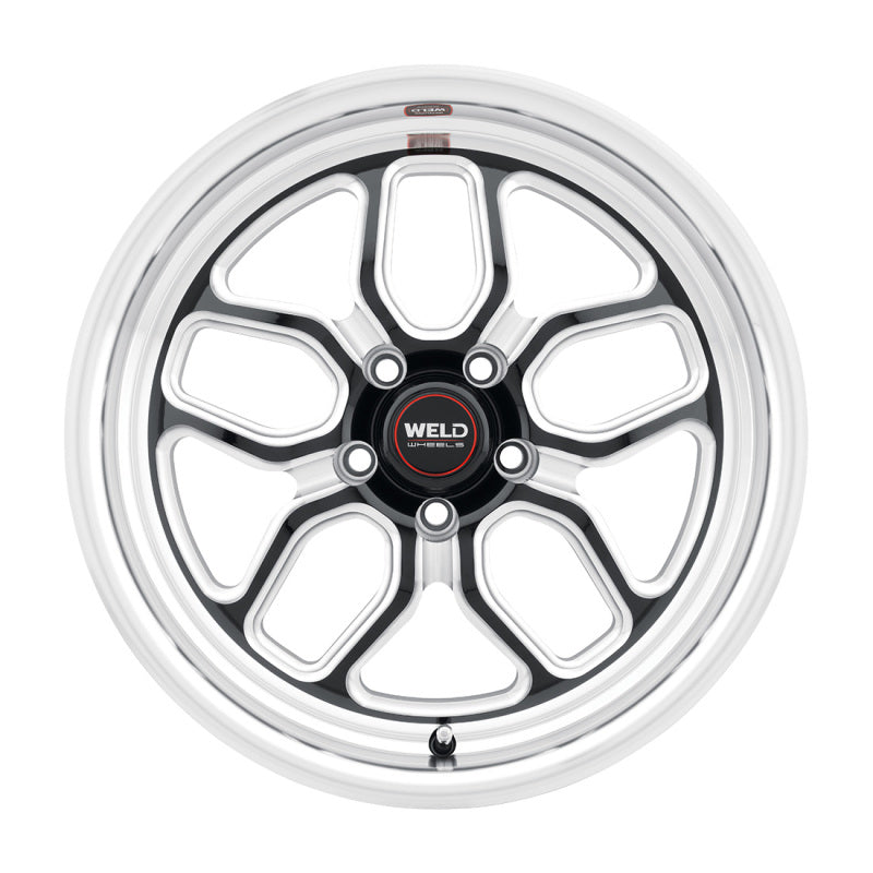 Weld Racing 17x10 Laguna Drag Wheel 5x127 ET38 BS7.00 Gloss BLK MIL DIA 71.5 - DTX Performance