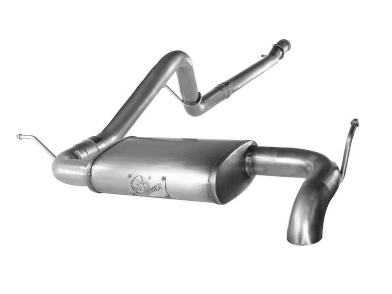 aFe MACHForce XP Exhausts Cat-Back SS-409 EXH CB Jeep Wrangler 2012 V6-3.6L (2 Dr) - DTX Performance