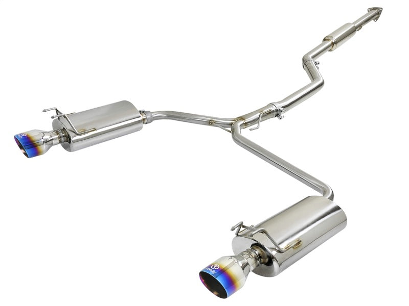 aFe Takeda 2.5-1.75in 304 SS Cat-Back Exhaust System 13-17 Honda Accord LX / EX / EX-L L4-2.4L - DTX Performance