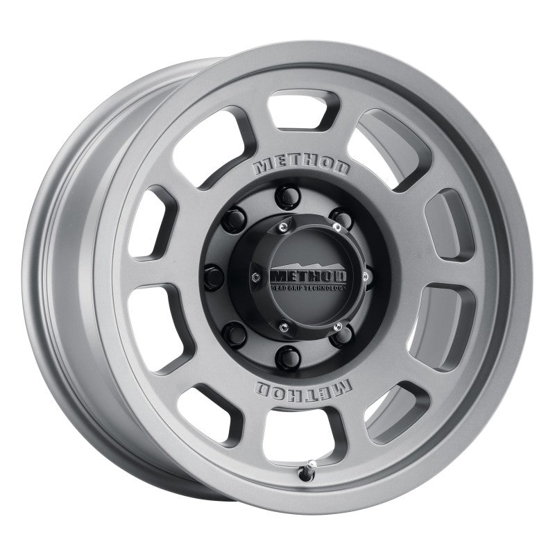 Method MR705 17x8.5 0mm Offset 8x6.5 130.81mm CB Titanium Wheel - DTX Performance