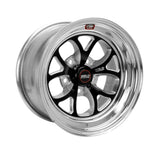 Weld S76 15x8.33 / 5x4.75 BP / 4.5in. BS Black Wheel (Medium Pad) - Non-Beadlock