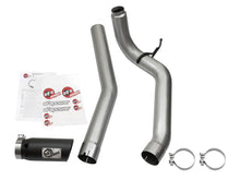 Load image into Gallery viewer, aFe LARGE Bore HD DPF-Back SS Exhaust w/ Black Tip 2016 Nissan Titan XD V8-5.0L (td) - DTX Performance