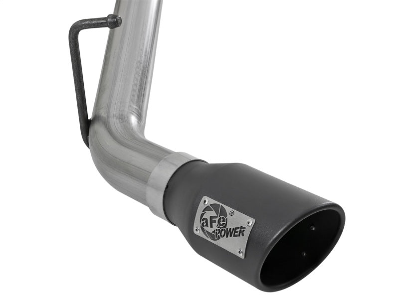 aFe Mach Force-XP Exhaust 3in CB SS 15-17 GM Colorado/Canyon 2.5L/3.6L Side Exit w/ Black Tip - DTX Performance