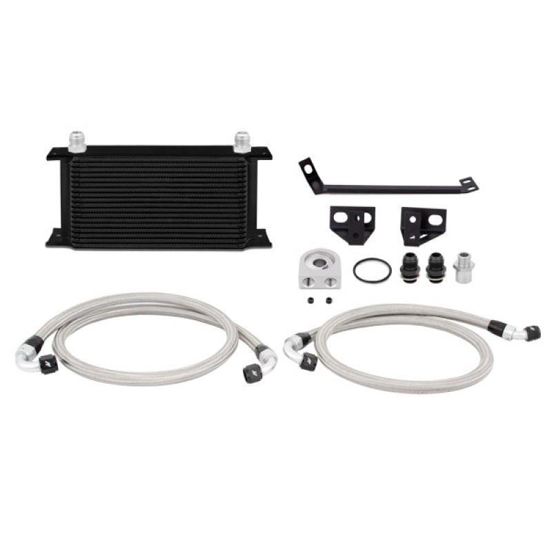 Mishimoto 15 Ford Mustang EcoBoost Non-Thermostatic Oil Cooler Kit - Silver - DTX Performance