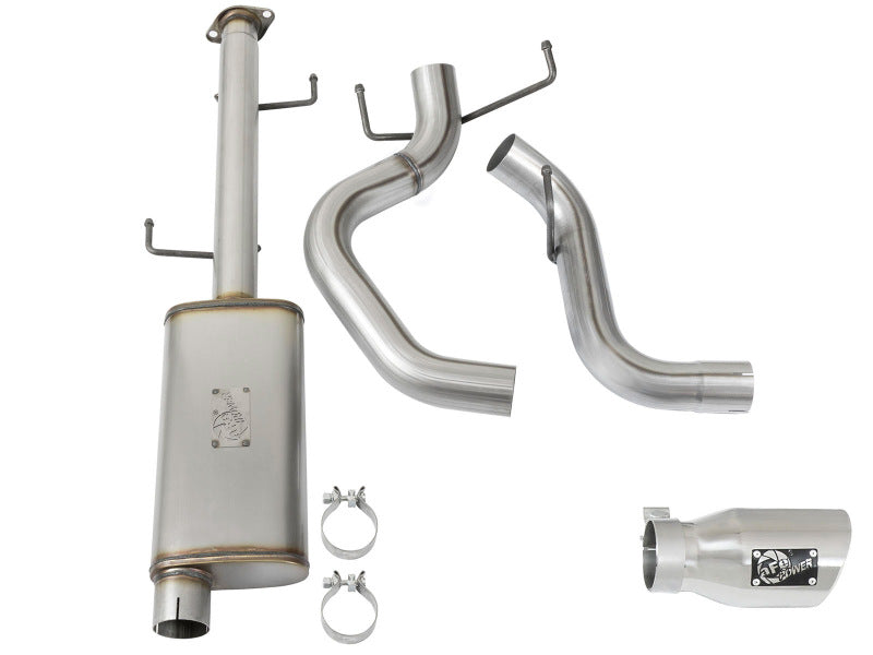 aFe MACH Force Xp 3in SS Cat-Back Single Side Exit Exhaust w/Polished Tips 07-14 Toyota FJ Cruiser - DTX Performance