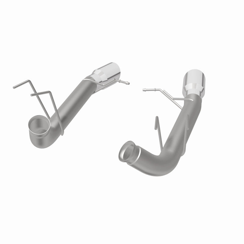 MagnaFlow 13 Ford Mustang Dual Split Rear Exit Stainless Axle-Back Cat Back Exhaust (Competition) - DTX Performance