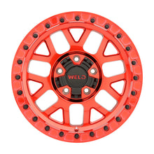 Load image into Gallery viewer, Weld Off-Road W905 17X9 Cinch Beadlock 6X135 6X139.7 ET-12 BS4.50 Candy Red / Red Ring 106.1 - DTX Performance