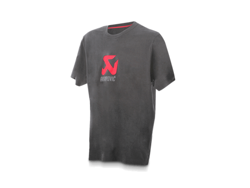 Akrapovic Mens Logo Grey T-Shirt - S - DTX Performance