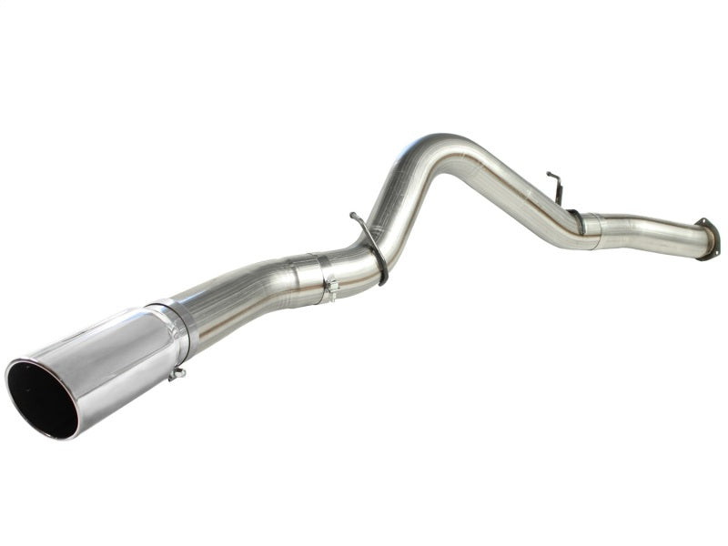 aFe MACHForce XP Exhaust 5in DPF-Polished, GM Diesel Trucks 07.5-10 V8-6.6L 9(td) LMM - DTX Performance