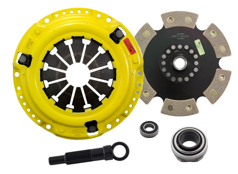 ACT 1990 Honda Civic HD/Race Rigid 6 Pad Clutch Kit - DTX Performance