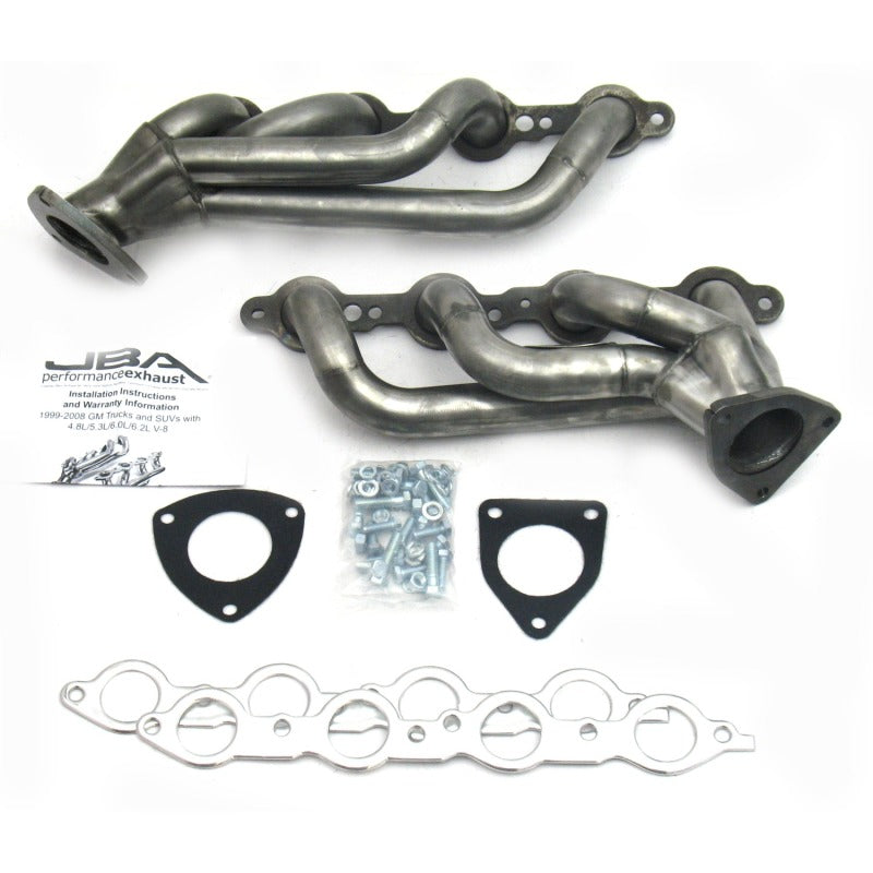 JBA 03-06 GM Truck 6.0L LS w/o EGR 1-5/8in Primary Raw 409SS Cat4Ward Header - DTX Performance