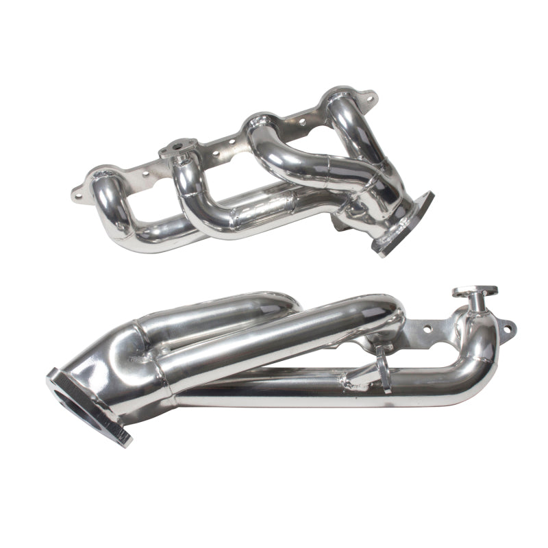 BBK 99-04 GM Truck SUV 4.8 5.3 Shorty Tuned Length Exhaust Headers - 1-3/4 Silver Ceramic - DTX Performance