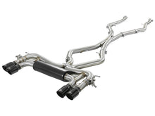 Load image into Gallery viewer, aFe MACH Force-Xp 3.5in. 304 SS C/B Exhaust System 15-18 BMW X5 M (F85) V8-4.4L (tt) - Black Tip - DTX Performance