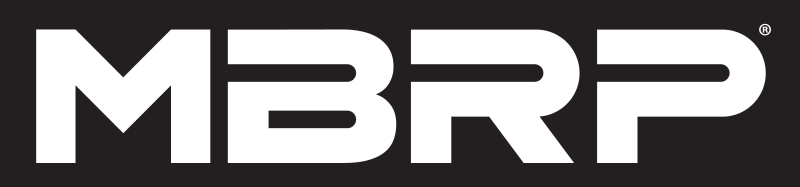 MBRP Universal Tip 3-1/2in O.D. Angled Rolled End - 3in ID Inlet 10in Length - Black - DTX Performance