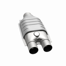 Load image into Gallery viewer, MagnaFlow Conv Univ 2inch Inlet/2.5inch Outlet Dual/Single Oval Shape - DTX Performance