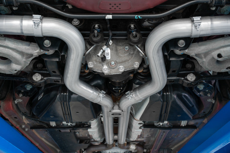 MBRP 18-19 Ford Mustang GT 5.0 3in Dual Split Rear Cat Back w/ Quad 4.0in Dual Wall Tips- T304 - DTX Performance