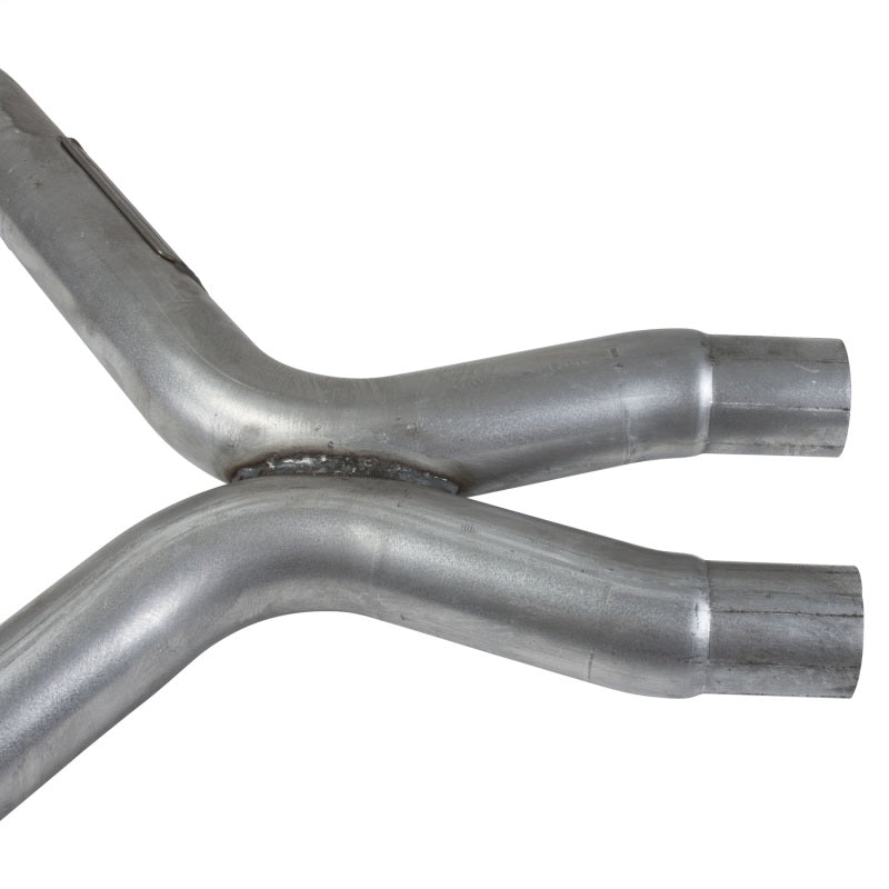 BBK 11-14 Mustang 3.7 V6 Short Mid X Pipe With Catalytic Converters 2-1/2 For BBK Long Tube Headers - DTX Performance