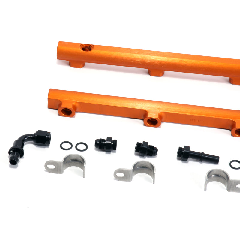 BBK 05-14 Dodge Hemi 5.7/6.1 High Flow Billet Aluminum Fuel Rail Kit (Non Trucks) - DTX Performance