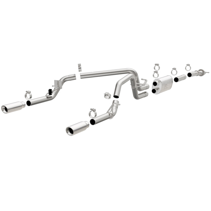 MagnaFlow Stainless Cat-Back Exhaust 2015 Chevy Colorado/GMC Canyon Dual Split Rear Exit 3.5in - DTX Performance