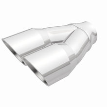 Load image into Gallery viewer, MagnaFlow Double Wall 3in Dual Round Polished Tip 2.25in Inlet - DTX Performance