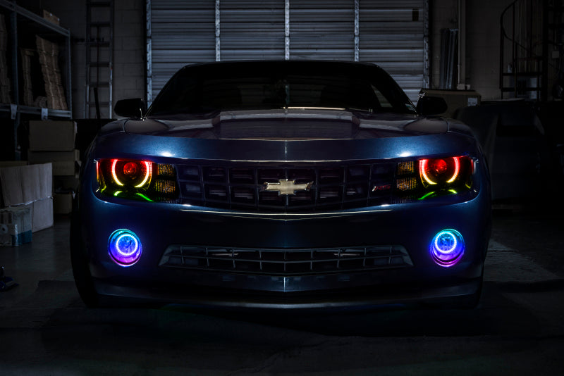 Oracle Chevrolet Camaro 10-13 LED Fog Halo Kit - ColorSHIFT - DTX Performance