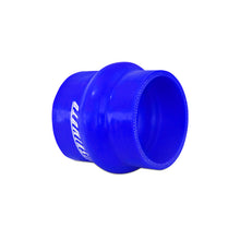 Load image into Gallery viewer, Mishimoto 2.5in Blue Hump Hose Coupler - DTX Performance