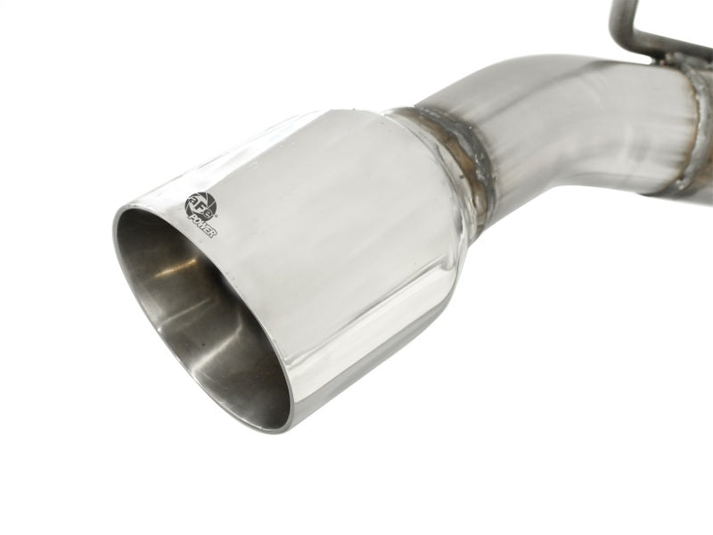 aFe MACHForce XP Exhaust 2.5in Stainless Steel CB/10-13 Chevy Camaro V6-3.6L (td) (polished tip) - DTX Performance