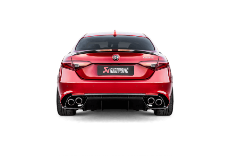 Akrapovic 17-19 Alfa Romeo Giulia Quadrifoglio Evolution Line Cat Back (Titanium) - DTX Performance