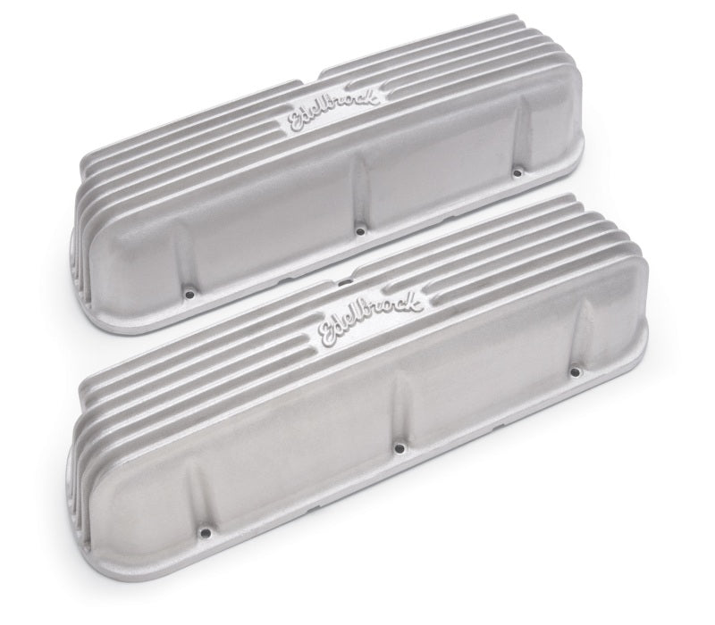 Edelbrock Valve Cover Classic Series Ford 1962-95 221 351W V8 Satin - DTX Performance