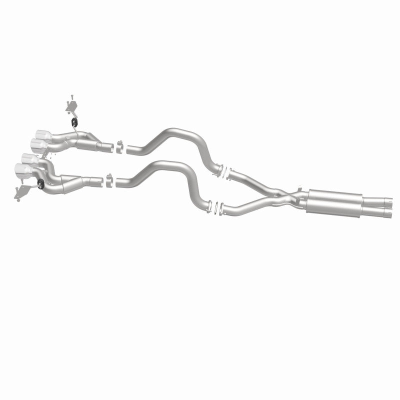 Magnaflow 00-04 Chev Corvette V8 5.7L Comp Series Quad Ctr Rr Exit SS Cat-Back Perf Exhaust - DTX Performance