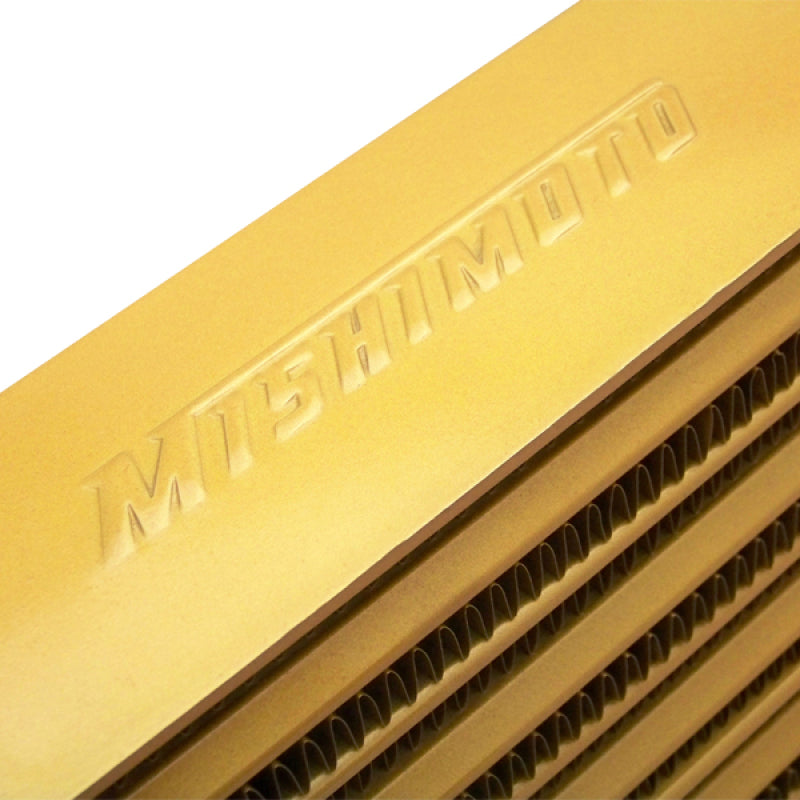 Mishimoto Eat Sleep Race Special Edition Gold M-Line Intercooler - DTX Performance