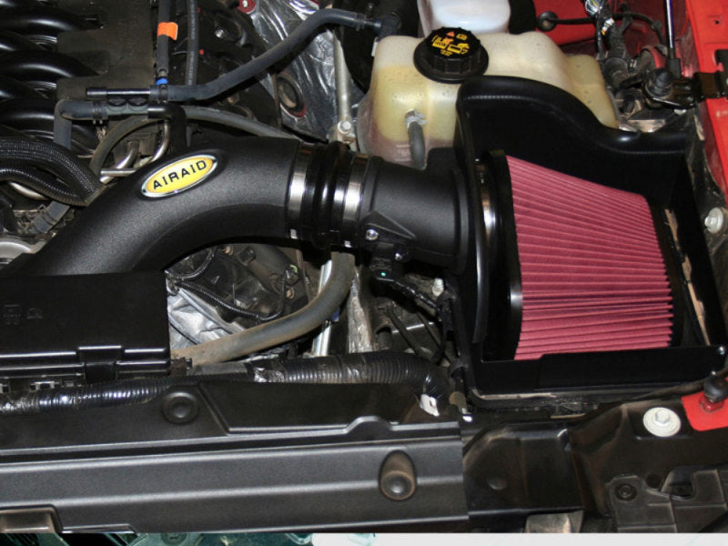 Airaid 11-13 Ford F-150 5.0L CAD Intake System w/ Tube (Oiled / Red Media) - DTX Performance