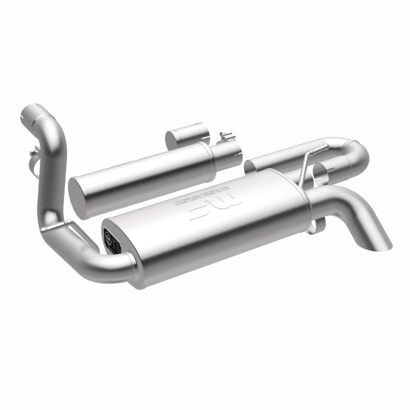 MagnaFlow 18-23 Jeep Wrangler JL 2.0L/3.6L Overland Series Axle-Back Exhaust - DTX Performance