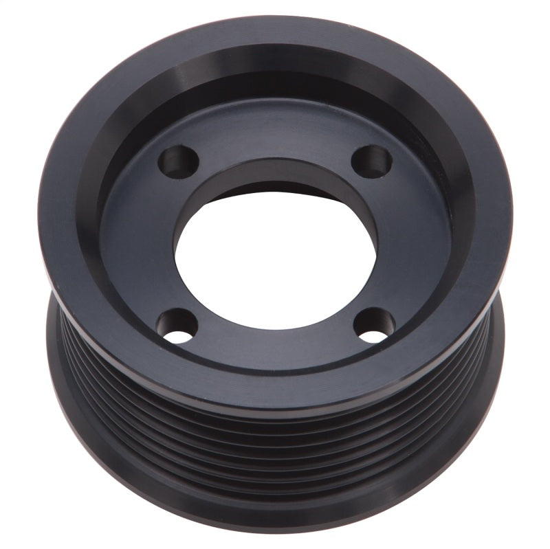 Edelbrock Pulley SC E_Force 2 75In 8 Rib Black - DTX Performance