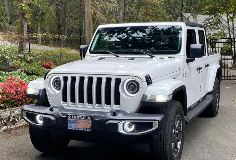 Oracle Jeep Wrangler JK/JL/JT High Performance W LED Fog Lights - White - DTX Performance