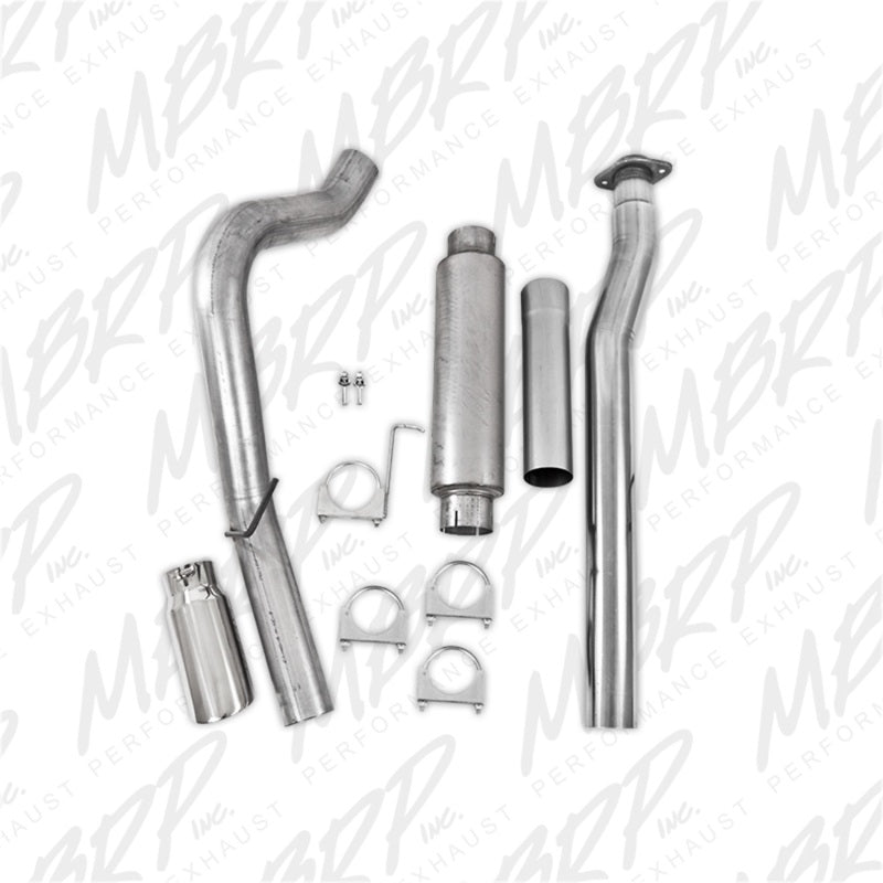 MBRP 11-13 Ford F-150 3.5L V6 EcoBoost 4in Cat Back Single Side Alum Exhaust System - DTX Performance